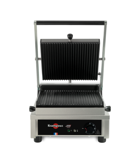 Contact grill Panini small plaques striées